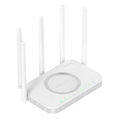 RUIJIE - Router ONU GPON/EPON / Wi-Fi 6 AX3000 / 192 Clientes Simultáneos / 4 Puertos Gigabit LAN/WAN / Puerto USB 2.0 / 5 Antenas Externas / Mesh