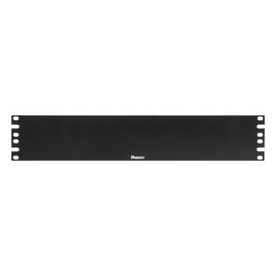 PANDUIT - Tapa Ciega para Rack / 19 Pulgadas / 2 UR / Acero 16 ga / Diseño Plano / 482.6 x 43.7 mm
