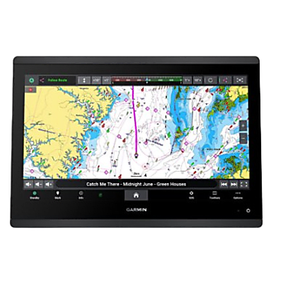 GARMIN - Plotter de Navegación Marina GPSMAP® 1623 / Pantalla Táctil FHD IPS 15.6" / GPS + GLONASS + Galileo / Compatible con NMEA 2000 y 0183 / IPX7 / 2 Tarjetas microSD / 5000 Waypoints / 50 Tracks Guardados / 100 Rutas / Compatible con AI