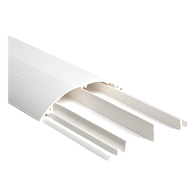 THORSMAN - Ducto Media Caña / PVC Autoextinguible / 90.5 x 19.7 x 1220 mm / Área Interna 511.68 mm² / -20°C a +85°C / NOM-001-SEDE-2005