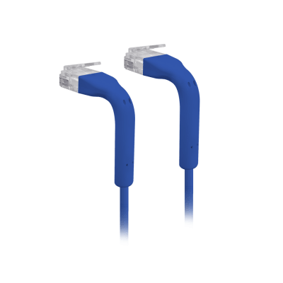 UBIQUITI - UniFi Patch Cable Cat6 Ultradelgado GbE con Botas Flexibles, Color Azul, 2 Metros (6.56 Pies)