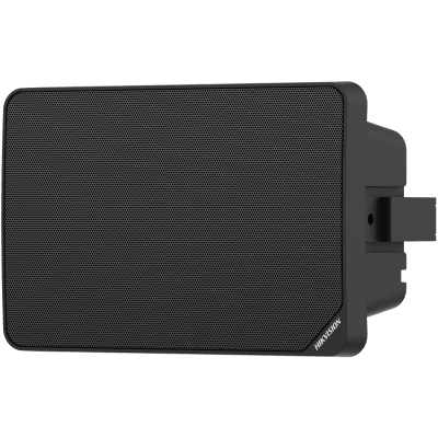 HIKVISION - Altavoz de Pared | 20 Watts | 70 V / 100 V | 8 Ohm | Negro | Interior | Woofer 5.25′′ |  Tweeter 1"