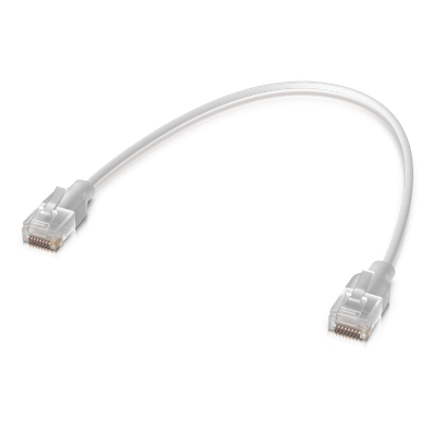 UBIQUITI - Patchcord Cat 6 / 10 GbE / PoE+++ / 15 cm (5.91 in) / Etherlighting / Pack de 24