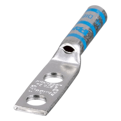 PANDUIT - Terminal Doble Ojillo / 6 AWG / Orificio 1/4 pulgada / Separación 16 mm / 1 Pieza