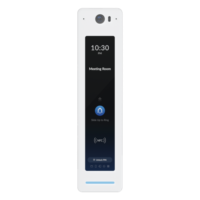 UBIQUITI - Lector de Acceso IP / NFC / Pantalla Táctil / Cámara Integrada / Audio Bidireccional / PoE / IP55