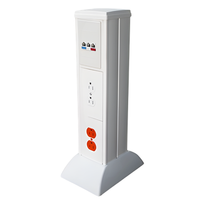THORSMAN - Mini Columna de Gestión de Cables / Sistema Modular / -40°C a +85°C / PVC y ABS de Alto Impacto / 2.89 lb / NOM-001-SEDE-2005