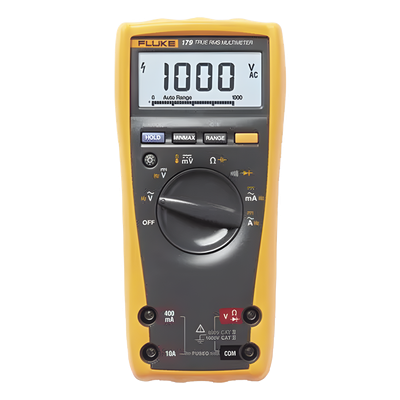 FLUKE - Multímetro Digital / True RMS / 6000 Counts / CAT III 1000V CAT IV 600V / Precisión 0.09% CC / Gráfico de Barras / Medición Temperatura -40°C a +400°C