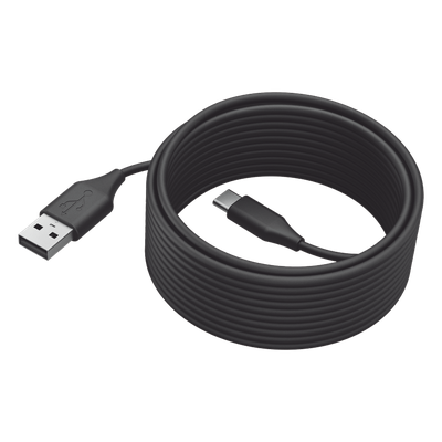 JABRA - Cable USB 2.0 / 5 m (16.4 ft) / USB-A y USB-C / Alta Velocidad / Compatible USB 3.x