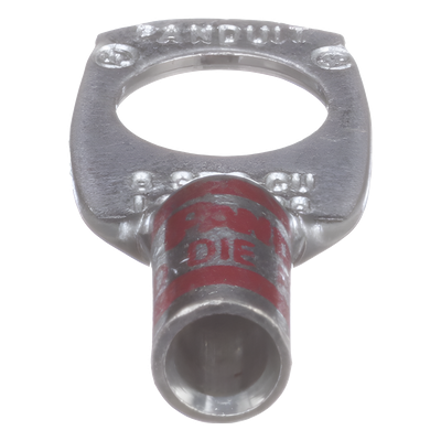 PANDUIT - Zapata de Compresión / Calibre 8 AWG / Barreno 3/8 in (9.5 mm) / Tambor Estándar con Mirilla / 1 Pieza