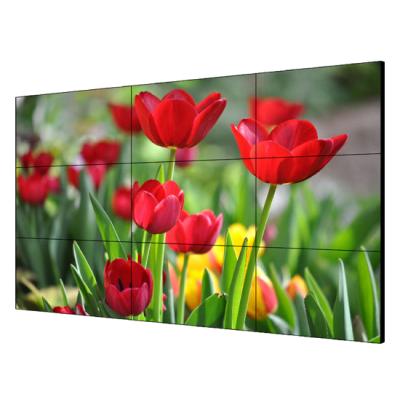 HIKVISION - Pantalla LCD 55" para Videowall / Entrada HDMI - VGA - DVI - DP / Monitor Robusto / Bisel Delgado (3.5 mm) / Daisy Chain (Conexion en Cadena sin Software)