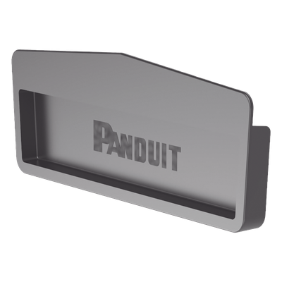 PANDUIT - Tapa Final para Canaleta / 12x4 / Instalación a Presión / Radio de Curvatura 50.8 mm / 1.67x0.08x11.38 ft / Negro