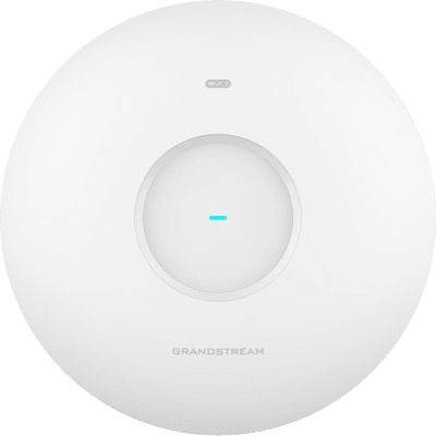 GRANDSTREAM - Punto de Acceso Wi-Fi 7 Empresarial BE21000 / Throughput 21 Gbps Inalámbrico / MU-MIMO 4x4:4 (5GHz y 6GHz) / 768 Clientes Simultáneos / Puerto 10G PoE++ y 2.5G / MLO - 4096 QAM - Multi-RU / Gestión Integrada 50 APs / BLE 5.3 / Cobertu