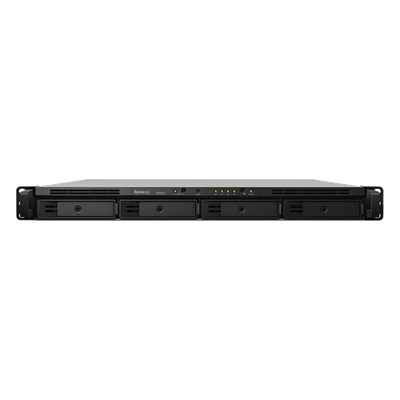 SYNOLOGY - Servidor Nas para rack de 4 bahía / Expandible a 8 bahías / Hasta 128 TB
