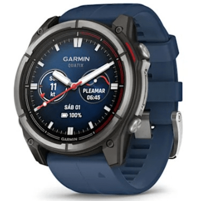 GARMIN - Smartwatch Garmin Fenix 7 / Pantalla AMOLED 1.4" / GPS Multibanda / Resistencia al Agua 10 ATM / Batería Hasta 29 Días / Titanio y Cristal de Zafiro / 32 GB de Almacenamiento / Monitoreo de Salud Avanzado