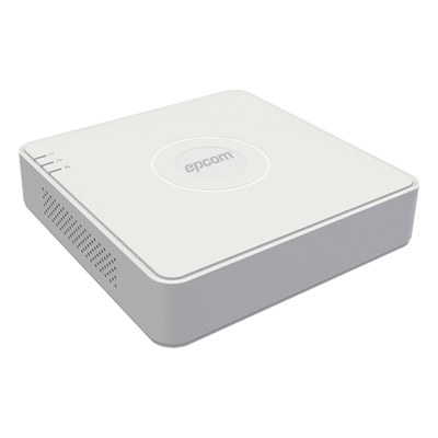 EPCOM PROFESSIONAL - DVR Híbrido / 16 Canales TurboHD + 2 Canales IP / 1080p Lite / AcuSense Lite / Audio por Coaxitron / H.265+ / 1 Bahía HDD / Salida HDMI y VGA Full HD