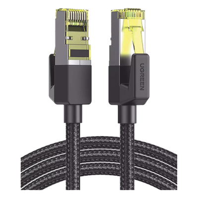 UGREEN - Cable Ethernet / Cat7 / F/FTP / 10 Gbps / 600 MHz / 1 m (3.28 ft) / Malla Nylon