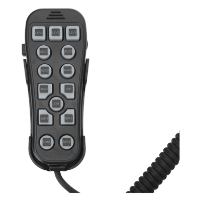 ECCO - Controlador para sirena / 14 botones programables / Diseño robusto uso rudo / Compatibilidad industrial