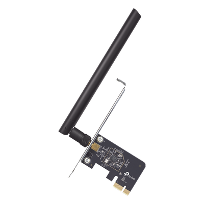 TP-LINK - Adaptador PCI Express Inalámbrico / Dual Band AC 600 Mbps / MU-MIMO / Antena Omnidireccional 2 dBi / WPA3 / Perfil Bajo y Completo