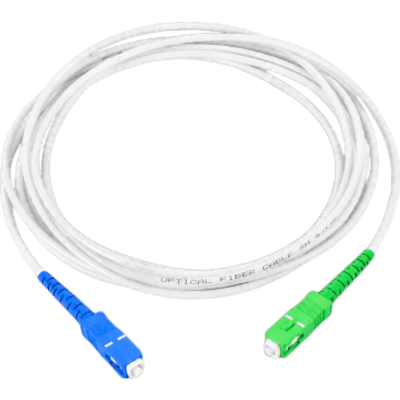 LINKEDPRO - Jumper de Fibra Óptica / Monomodo G.657A2 / SC/APC-SC/UPC / Simplex / 1 m (3.28 ft) / 3.0 mm / ≤0.3 dB
