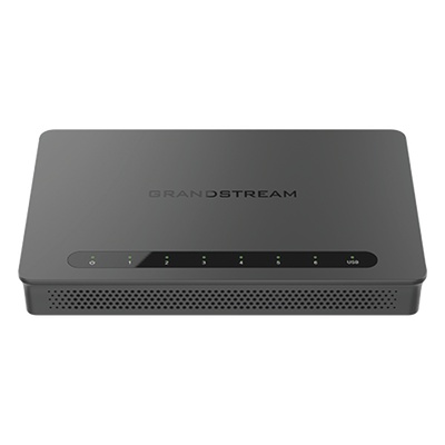 GRANDSTREAM - Router VPN Gigabit / Balanceo Multi-WAN / 30,000 sesiones NAT / 4 puertos RJ45 + 2 SFP / PoE af/at / 2.2 Gbps / 150 APs gestionados