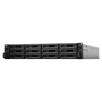 SYNOLOGY - RackStation RS3621xs+ | 12 Bahías | Procesador Intel Xeon D-1541 8 Núcleos | 8 GB DDR4 ECC | Dual 10GbE | Alimentación Redundante | Escalable a 36 Bahías | Garantía 3 Años.
