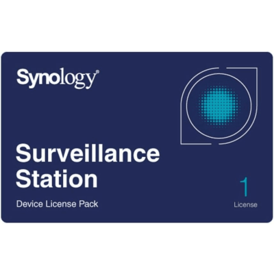 SYNOLOGY - Licencia de Dispositivos de Vigilancia Synology | Paquete de 1 Licencia | Compatibilidad con Cámaras IP, Módulos de E/S, Altavoces IP | Gestión Centralizada CMS | Licencias Predeterminadas Incluidas.