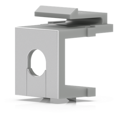 UBIQUITI - Inserto Keystone Ciego Pasante / Snap-In / 12 Piezas / Gestión de Cableado / 6.3 x 14.6 x 18 mm
