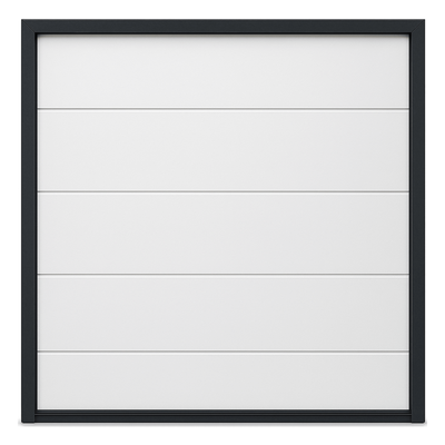 ACCESSPRO - Puerta de Garaje Seccional / 12 x 7 pies (3.66 x 2.13 m) / Aislada / Calibre 26 / Poliuretano 42 mm / Estilo Americano