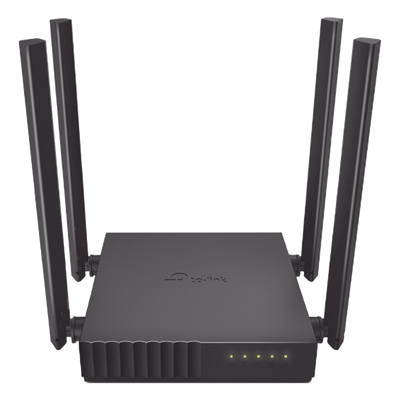 TP-LINK - Router Inalámbrico / Dual Band AC / 1200 Mbps / 4 Antenas / 4 Puertos LAN 10/100 Mbps / IPv6 / Control Parental