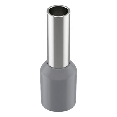 EPCOM POWERLINE - Conector Ferrule / 12 AWG / 4 mm² / Punta 9 mm / Longitud Total 16.5 mm / PVC Gris / 25 Piezas