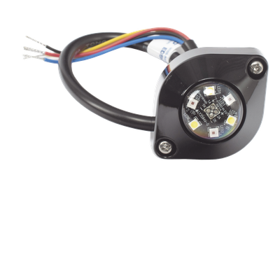 ECCO - Estrobo Oculto LED / 6 LED / Ámbar/Blanco / 69 Patrones / Montaje Superficie / IP67/IP69K / 12-24 V