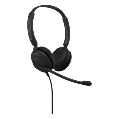 JABRA - Diadema USB-A / Audio Estéreo / Cancelación Activa y Pasiva de Ruido / Micrófono MEMS Dual / Indicador de Ocupado