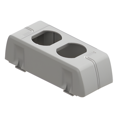 THORSMAN - Porta equipamiento universal / Canaleta DX10000.00 / ABS V0 y aluminio inyectado / -20°C a 80°C / 1.5 mm espesor