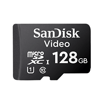 SANDISK - Memoria microSD SanDisk 128GB / Alta Resistencia / Videovigilancia / Clase 10