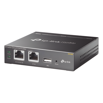 TP-LINK - Controladora Cloud SDN / 100 Equipos / 1,000 Clientes / PoE 802.3af/at / -40 a 50 °C / 2x RJ45 10/100 Mbps