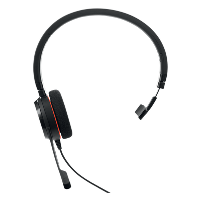 JABRA - Jabra Evolve 20 Mono con conexión USB, micrófono con cancelación de ruido de última generación, configuración Plug and Play, Certificación Microsoft Teams (4993-823-109)