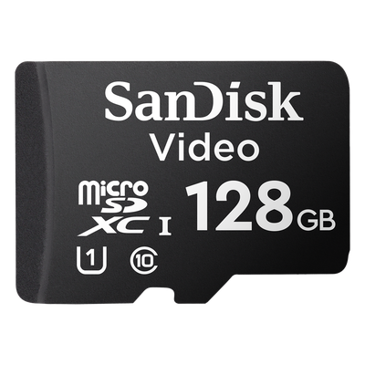 SANDISK - Tarjeta MicroSDXC / 128 GB / Clase 10 / Lectura 80 MB/s / 64 TBW / -25°C a 85°C