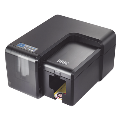HID - Impresora de Tarjetas / Inyección de Tinta Térmica / 600 x 1200 dpi / Borde a Borde / Una Cara / CR80