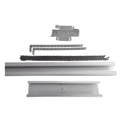 ACCESSPRO - Extensión de Riel Tipo C / 1 m (3.3 ft) / Capacidad 100 kg / Acero Estructural / Sistema AccessRailC3