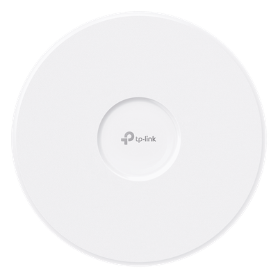 TP-LINK - Punto de Acceso Wi-Fi 7 / BE22000 Triple Banda / 2 Puertos 10 Gbps / PoE++ / MLO / Montaje en Techo y Pared