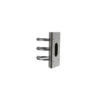 HIKVISION - Soporte de Montaje Poste / Acero Inoxidable / Diámetro 67-127 mm/ Compatibilidad con DS-TCG406-E