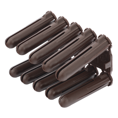 THORSMAN - Taquete de Fijación / Doble Expansión Multidireccional / Tornillo 10 mm x 44.5 mm (1 3/4") / Resistencia 80 kg / Polietileno HDPE / Rango Térmico -50°C a +80°C