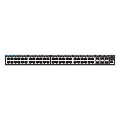 GRANDSTREAM - Switch Capa 3 Administrable / 48 Puertos Gigabit + 6 SFP+ 10G / Conmutación 216 Gbps / Montaje Rack 1U