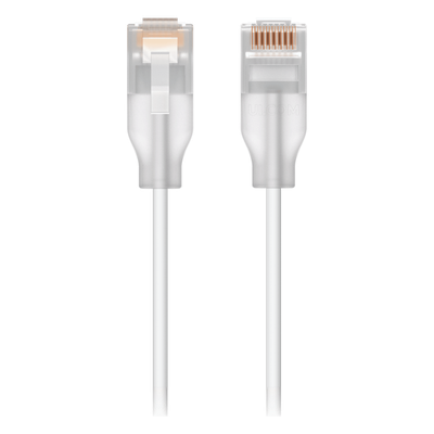 UBIQUITI - Patchcord Cat 6 / 10 GbE / PoE+++ / 2 m (6.56 ft) / Conector RJ45 Translúcido / Interior