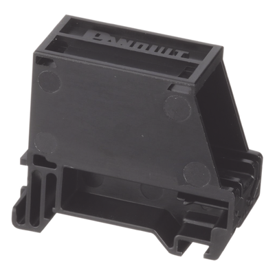 PANDUIT - Adaptador de 1 Puerto / Riel DIN 35 mm (1.38 in) / Policarbonato / UL94V-0 / Mini-Com