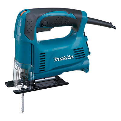 MAKITA - Sierra Caladora / 450W / Corte en Madera 65 mm (2-9/16 in) / Recorrido 18 mm (11/16 in) / Inclinación 0-45° / 500-3100 SPM