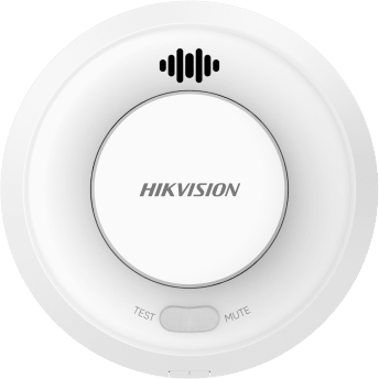HIKVISION - Detector de Humo Interlink con Funcion Hub / Doble Tecnología de Sensor de Luz / Alarma Auditiva 85dB / Batería de Litio 10 Años / Autoverificación / Compatible con Hik-Connect / Interconectable 30 Dispositivos
