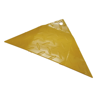 ACCESSPRO - Bisel Final para Picos Ponchallantas / Acero Amarillo / 225 x 480 x 45 mm / 0.74 x 1.57 x 0.15 ft / Compatible 1 m