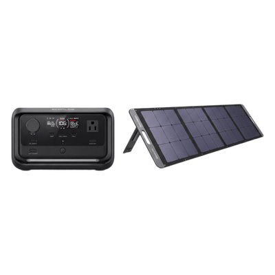 UGREEN - Estación de Energía Portátil / 600W AC / X-Boost 1200W / Batería LiFePO4 286Wh / Panel Solar 200W / UPS <10ms / IP67
