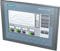 SIEMENS - Panel HMI Basic / 7" TFT 65536 Colores / Touch/Teclado / PROFINET / Ethernet/IP / Modbus TCP/IP / WinCC TIA Portal / IP65 Frontal